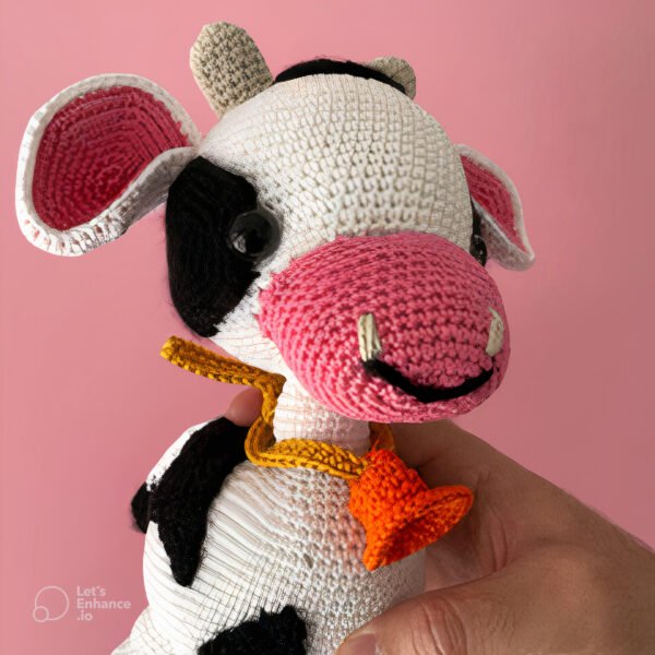 Cute Cow Crochet Pattern – Amigurumi PDF Tutorial - Image 3
