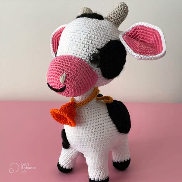 Cute Cow Crochet Pattern – Amigurumi PDF Tutorial - Image 5